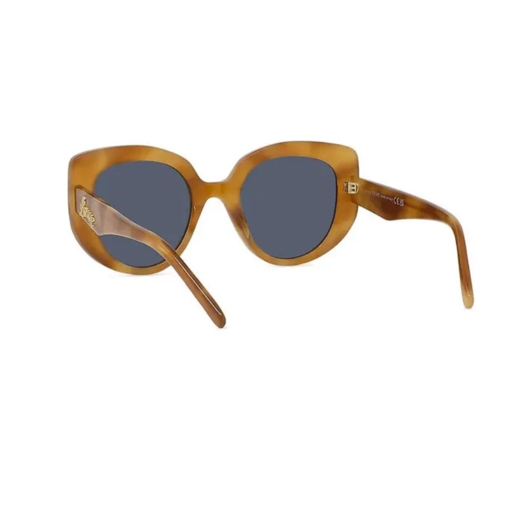Loewe Curvy Butterfly Sunglasses - color blonde Havana new with case/lens cloth - Picture 4 of 8